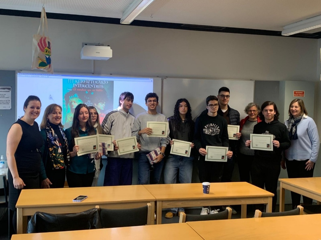 Vencedores do “III Reto Literario Intercentros”