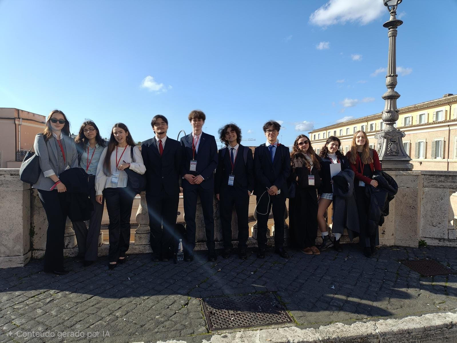 ESCA faz história em Roma na simulação internacional de diplomacia CWMUN