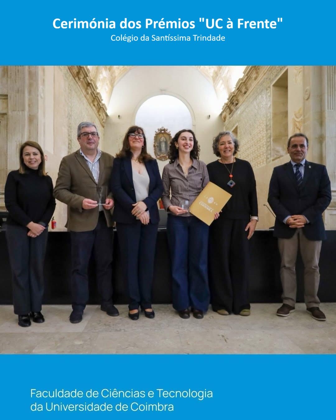 Prémio “UC à Frente” distingue ex-aluna da ESCA