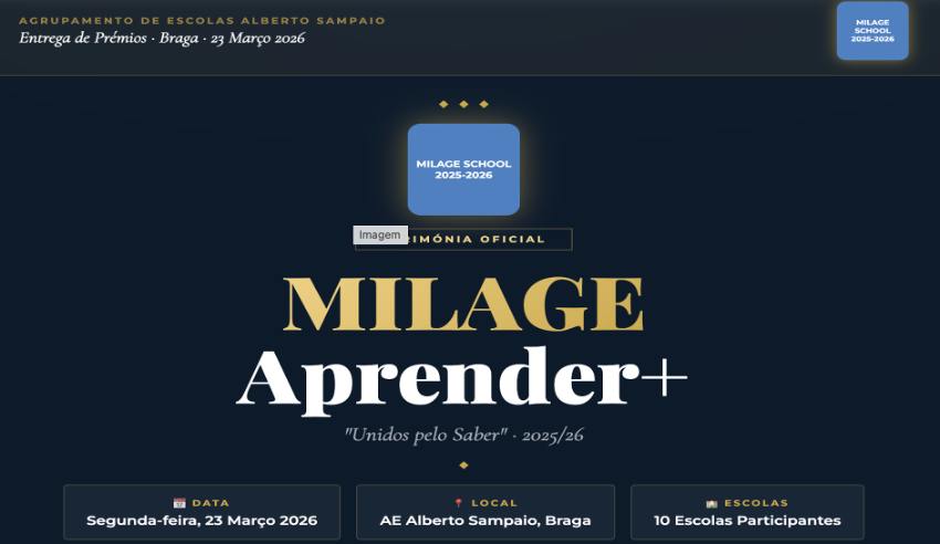AECA recebe Selo ESCOLA MILAGE 2025/26