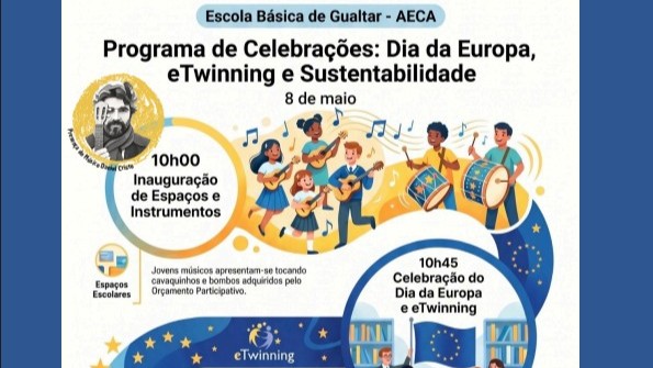 Celebração do Dia da Europa e do eTwinning, Orçamento Participativo e Eco-escolas