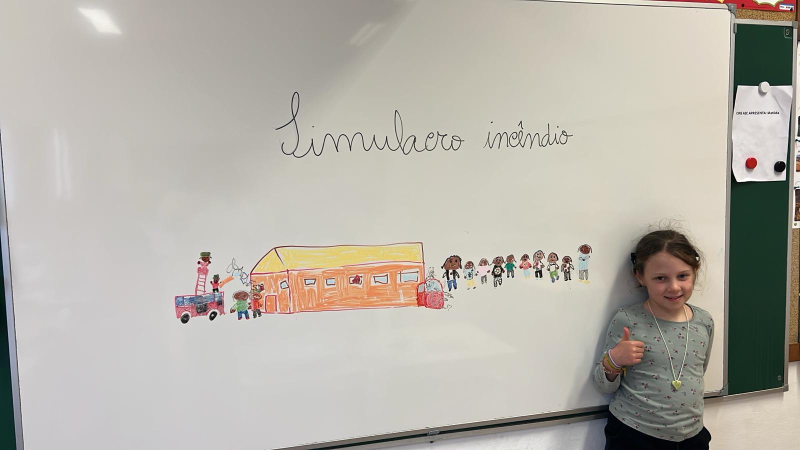 Simulacro na Escola Básica de Espinho